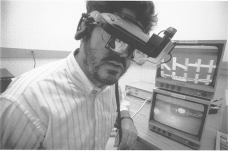 Eye tracker integrated with head-mounted display