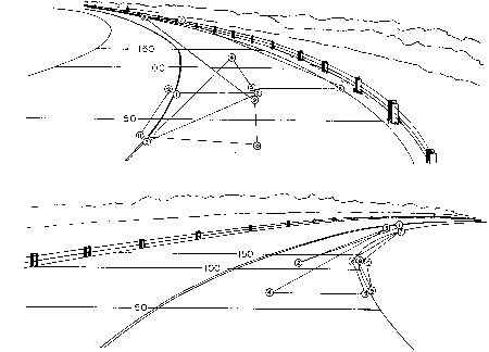 Eye movements in curve negotiation