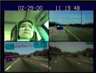 HMMs of driver state and state of surrounding vehicles