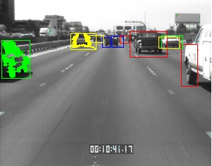 Automatic segmentation of the driving scene