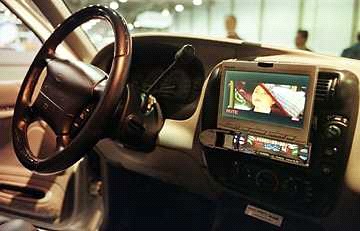 Panasonic in-car DVD system